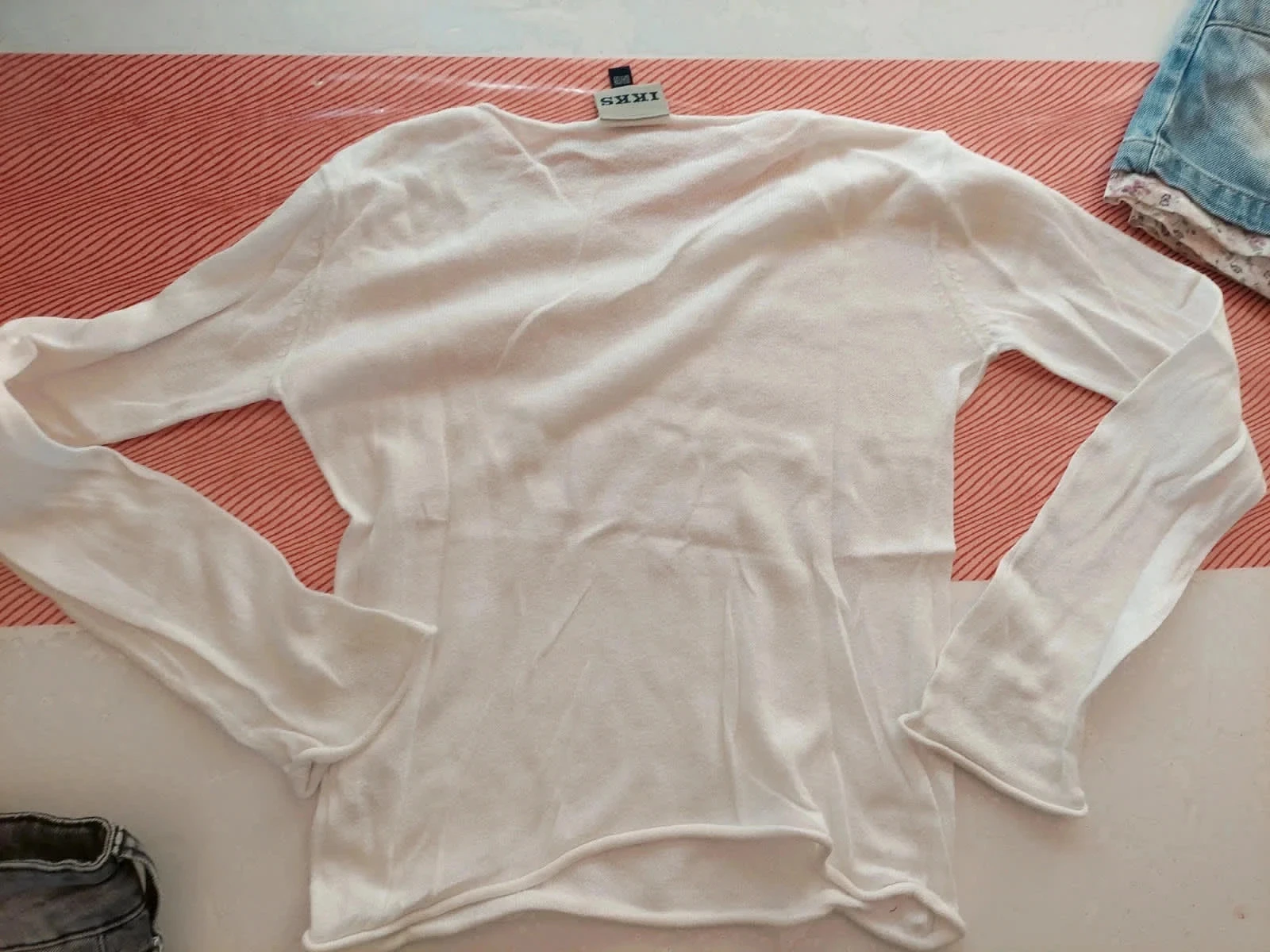 Falda de mezclilla H&M suéter fino ikks 8/10 años – photo 6